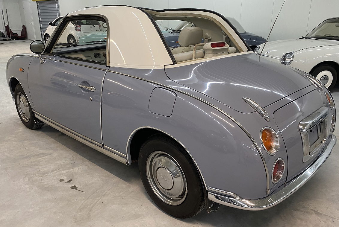 Unieke Nissan Figaro met slechts 42000km van 1e eigenaar - Afbeelding 3