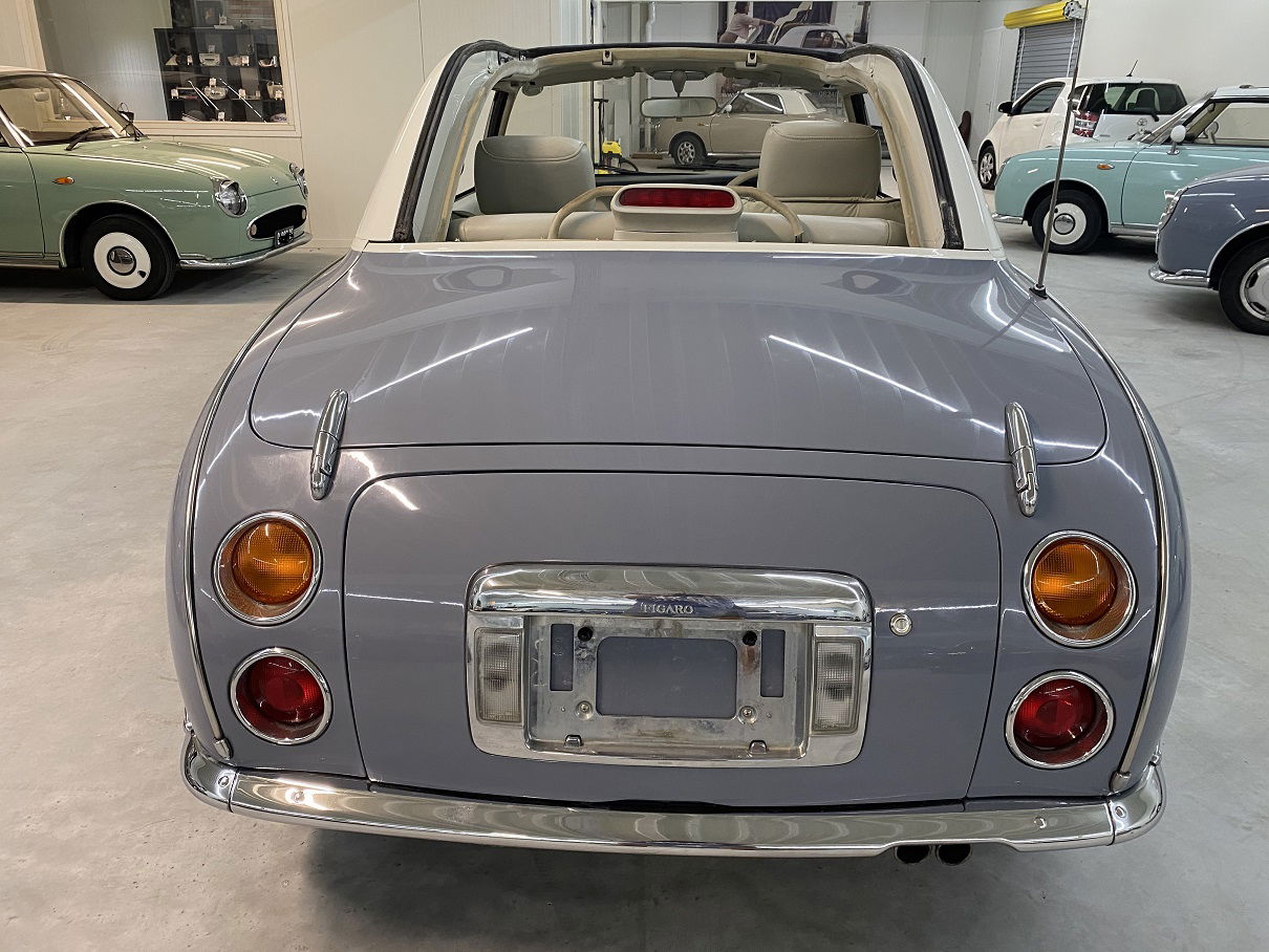 Unieke Nissan Figaro met slechts 42000km van 1e eigenaar - Afbeelding 4