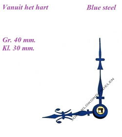 Franse pendule wijzers = Fleur de Lys =35834