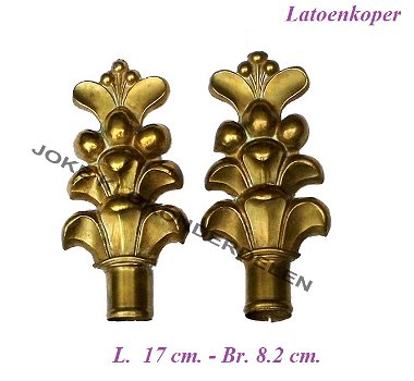 == 2 Ornamenten = oud = 42516 - 0