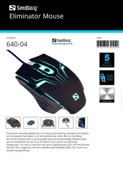 Eliminator Mouse Een must voor uw gaming opstelling!