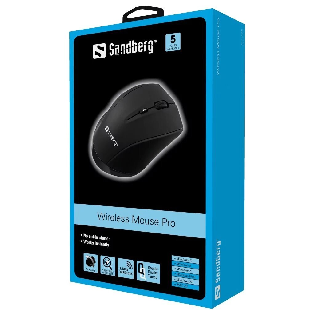 Wireless Mouse Pro met bijgeleverde USB-ontvanger Draadloze muis met USB ontvanger - Afbeelding 5