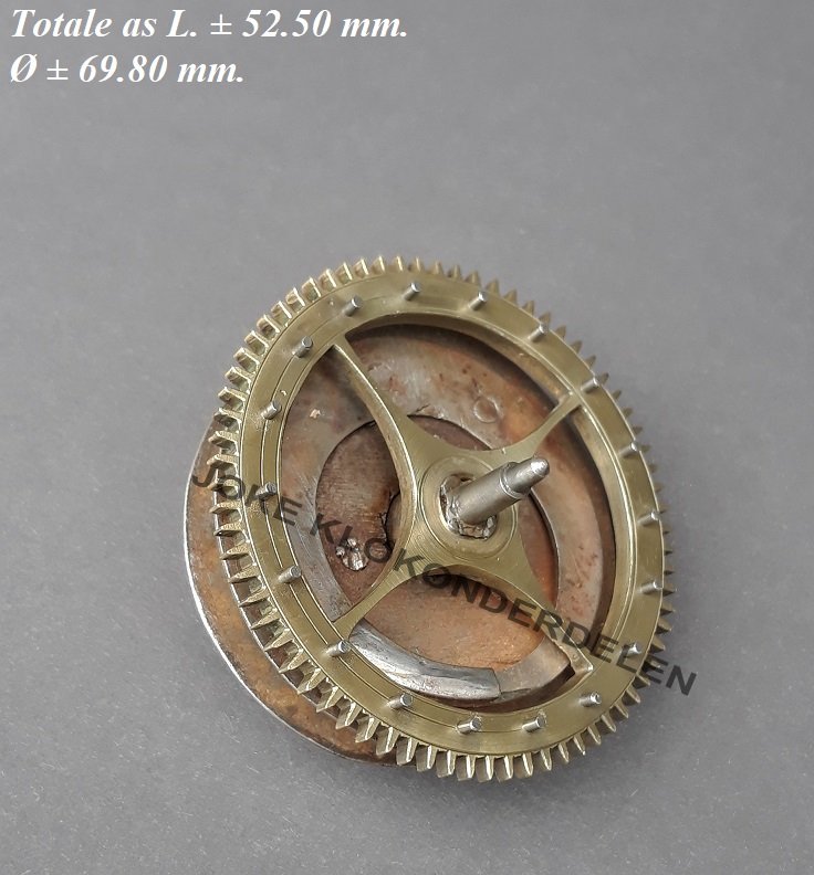 = Kettingrad = Friese staartklok = 42522 - nr. 1