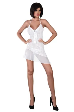 Wit Jurkje met String - S/M of L/XL