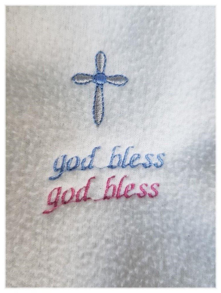 new born prematuur petje mutsje doop god Bless - Afbeelding 3