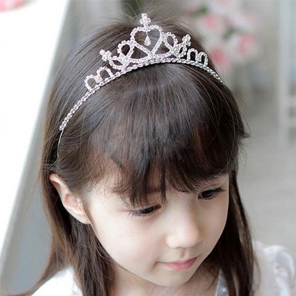 bruidsmeisje kroontje tiara strass communie bruiloft - nr. 1
