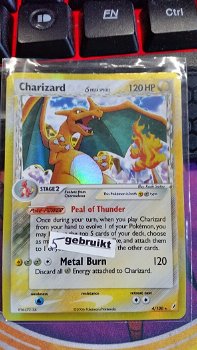 Charizard 4/100 Holo Ex Crystal Guardians gebruikt 5 - 0