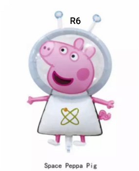 Folie ballon ** Peppa Big Ruimtevaart ** R6 - 0