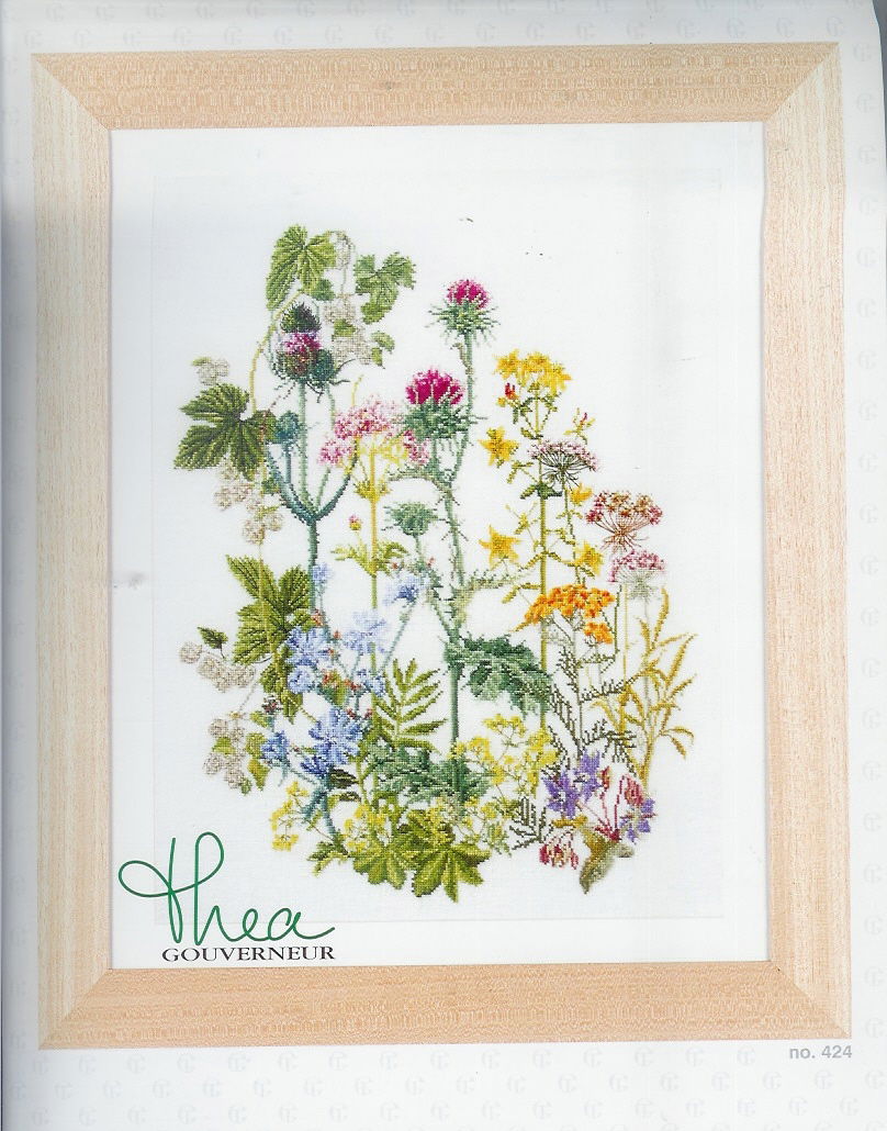THEA GOUVERNEUR BORDUURPAKKET, WILDE BLOEMEN 424 - nr. 1