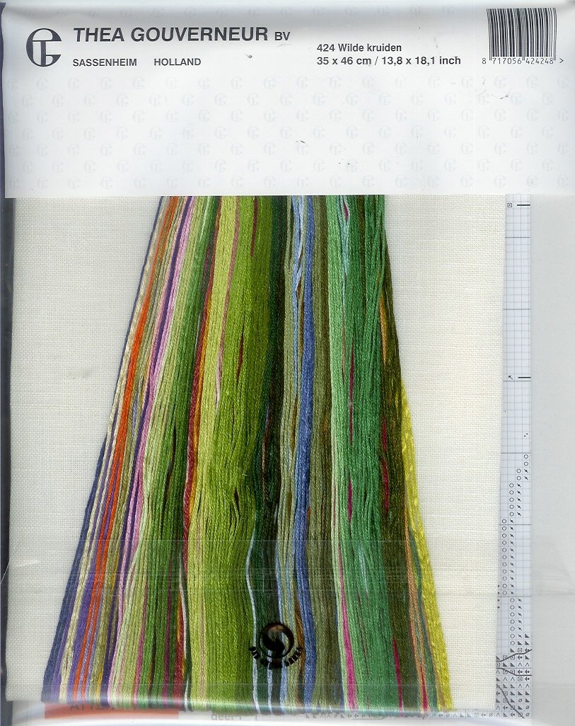 THEA GOUVERNEUR BORDUURPAKKET, WILDE BLOEMEN 424 - Afbeelding 2