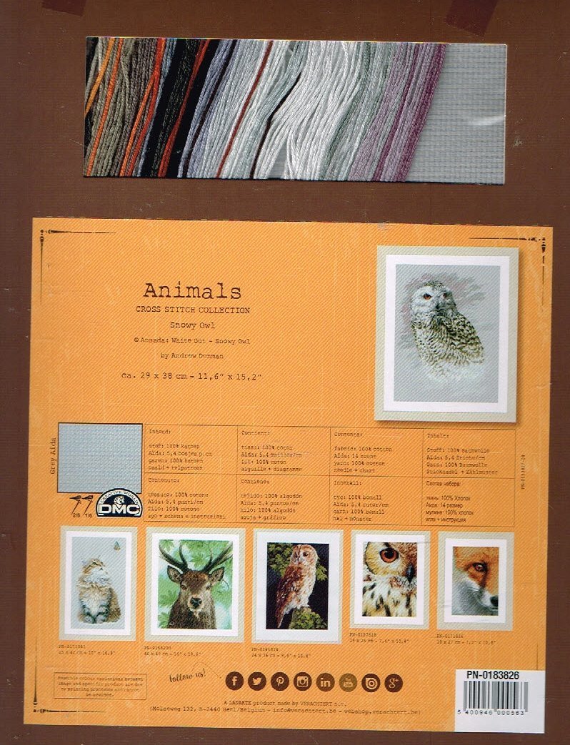 AANBIEDING LANARTE BORDUURPAKKET, SNOWY OWL 826 - Afbeelding 2