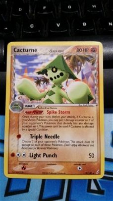  Cacturne (Delta Species)  15/100  Rare Ex Crystal Guardians