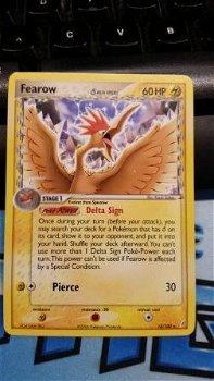 Fearow 18/100 Rare Ex Crystal Guardians - 0