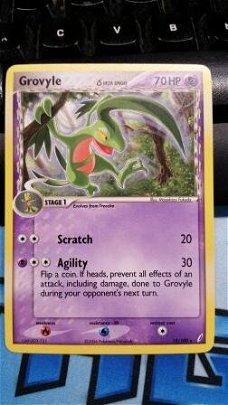 Grovyle  19/100 Rare  Ex Crystal Guardians