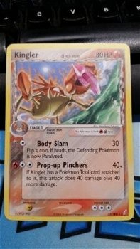 Kingler 22/100 Rare Ex Crystal Guardians - 0