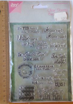 6410/0022 --- DIVERSE TEKSTEN / BACK IN TIME --- JOY! CRAFTS --- NIEUW - 0