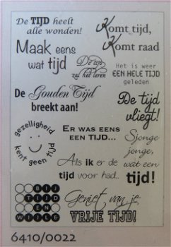 6410/0022 --- DIVERSE TEKSTEN / BACK IN TIME --- JOY! CRAFTS --- NIEUW - 3