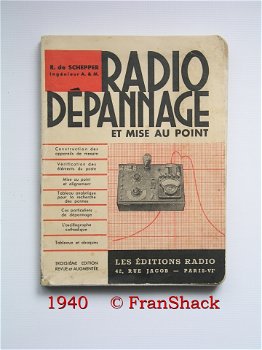 [1940] Radio Dèpannage et mise au point, R. de Schepper, SER - 0