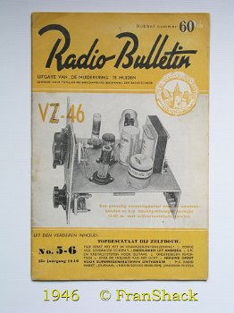 [1946] Radio Bulletin No. 5-6, jrg. 15, 1946, Muiderkring - 0