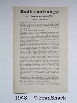 [1948~] Flyer/bijsluiter C.V.Boekhandel Allert de Lange Asd. - 0