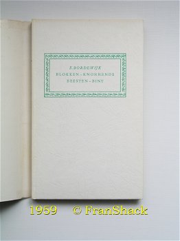 [1959] Drie Romans, 'Nimmer Dralend Reeks' No. 44, Bordewijk, Nijgh & v. D. - 1