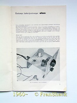 [1958~] 'ATOM' eenlamps MG-ontvanger, Muiderkring - 2