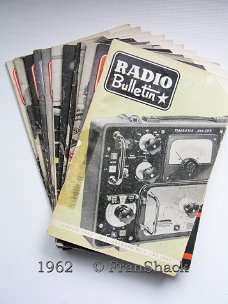 [1962] Radio Bulletin, jrg.  31, 1962 compleet, Muiderkring