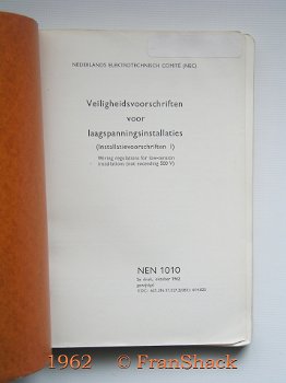 [1962] NEN 1010 Nederlandse Norm, NNI - 2