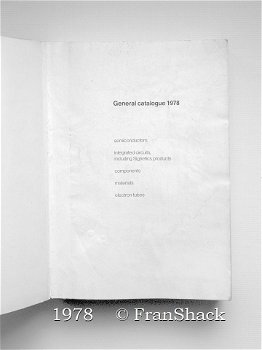 [1978] General Catalogue 1978, Elonco, Philips - 1