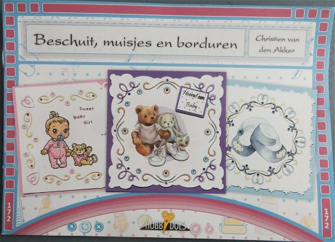 HOBBYDOLS BOEKJE nr. 172 --- Beschuit, muisjes en borduren - 0