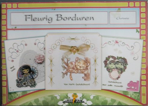 HOBBYDOLS BOEKJE nr. 93 --- Fleurig borduren - 0