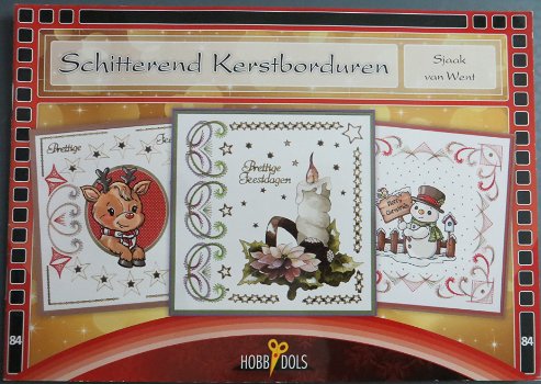 HOBBYDOLS BOEKJE nr. 84 --- Schitterend Kerstborduren - 0