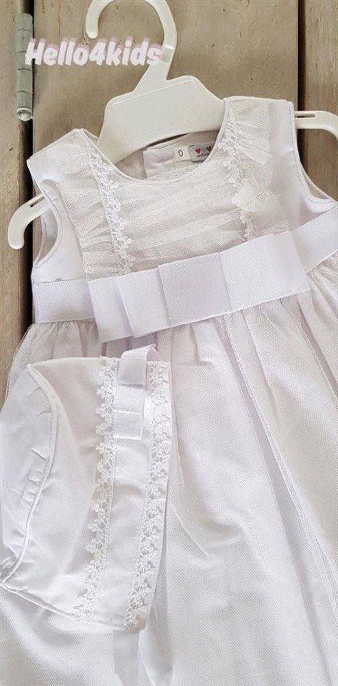 68 Doopjurkje doopkleding doopsetje doopkleed Isabel. - Afbeelding 2