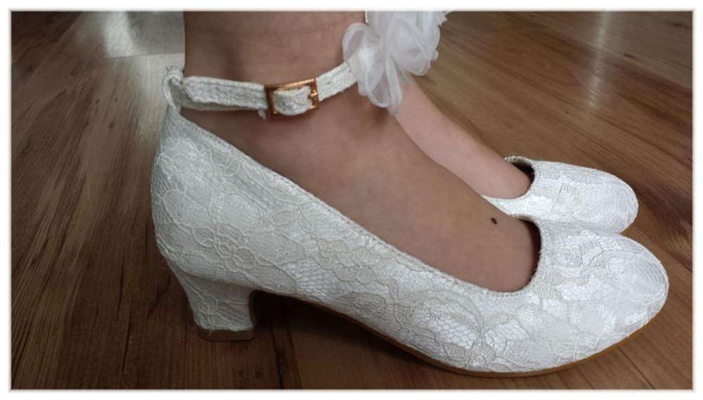 bruidsmeisjes schoenen feestschoennen glitterschoen - Afbeelding 7