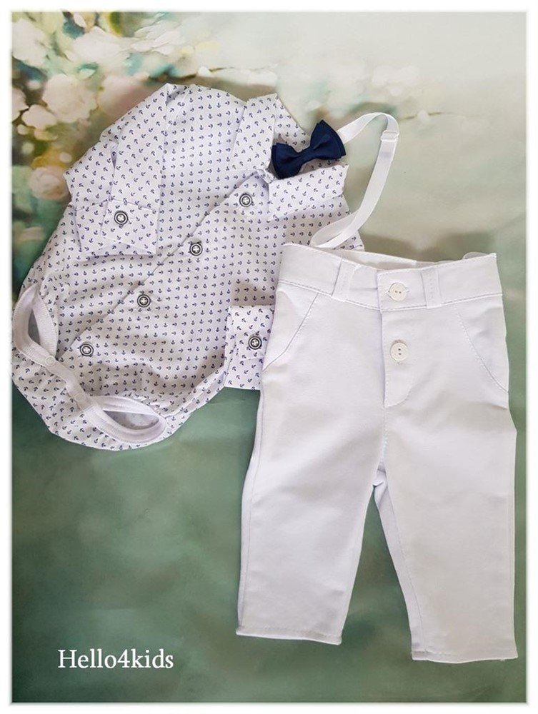 new doopsetje baby doop bruidsjonker setje anker - Afbeelding 3