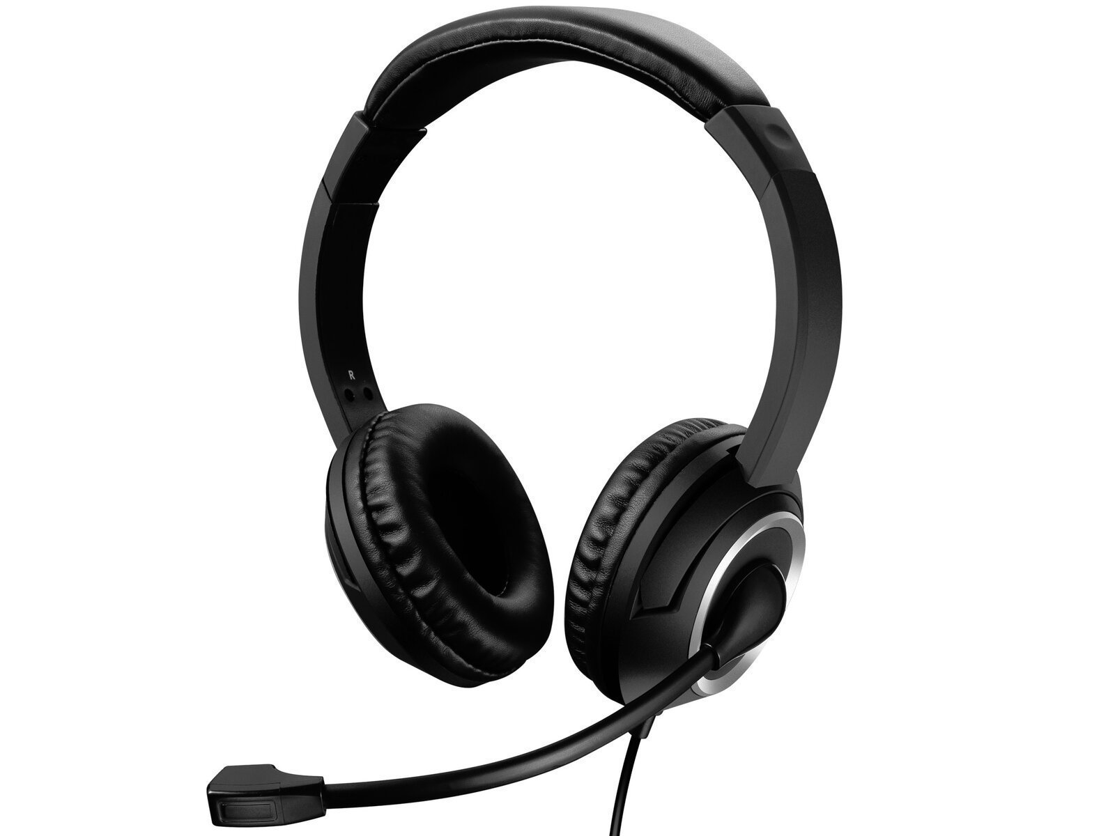 MiniJack Chat Headset voor smartphone + adapter voor pc - Afbeelding 2