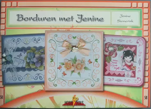 HOBBYDOLS BOEKJE nr. 58 --- Borduren met Jenine - 0