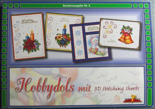 HOBBYDOLS BOEKJE --- Sonderausgabe Nr. 2 --- Hobbydols mit 3D Stitching Sheets - 0