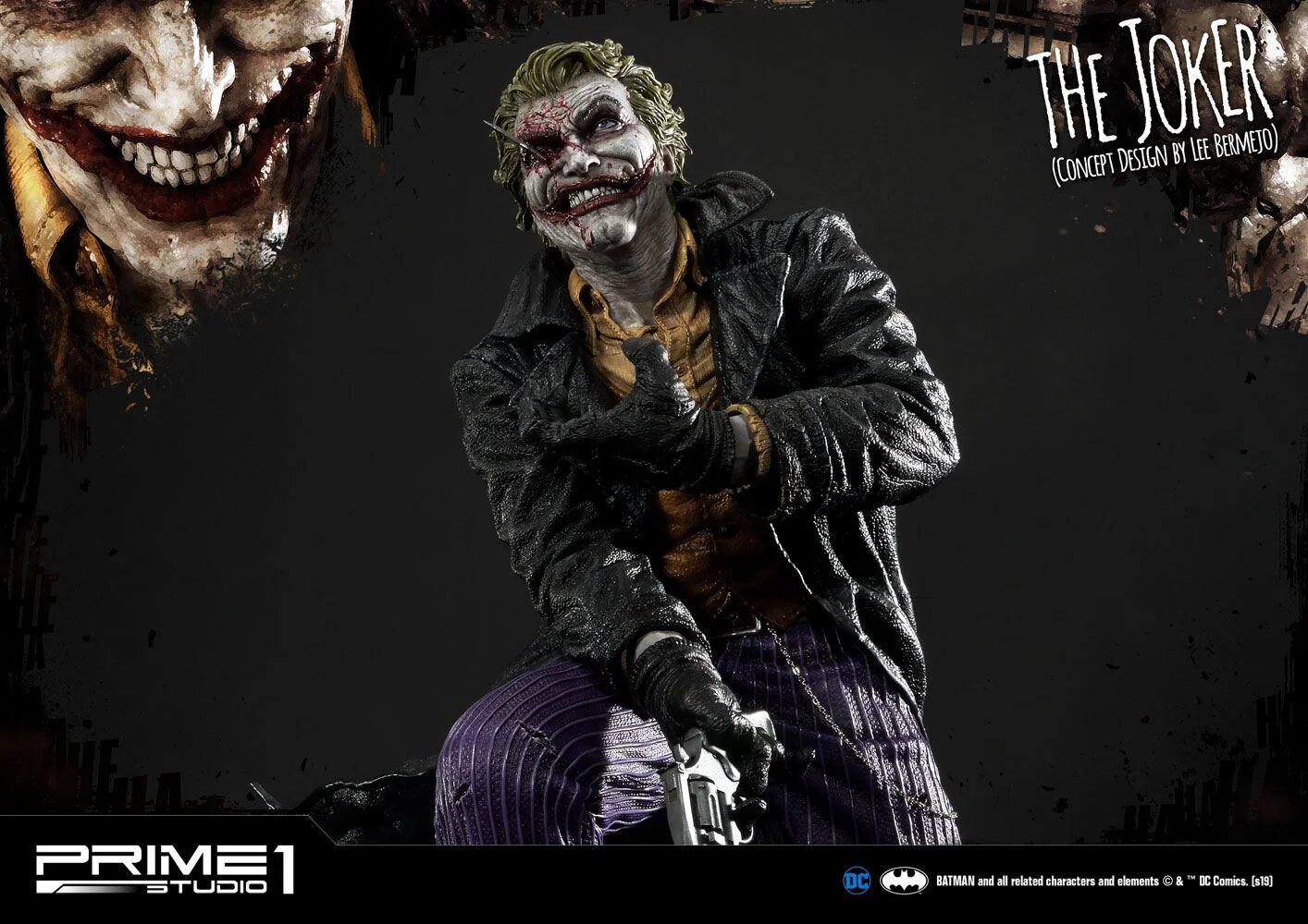 Prime 1 Studio DC Comics Statue The Joker by Lee Bermejo - Afbeelding 5
