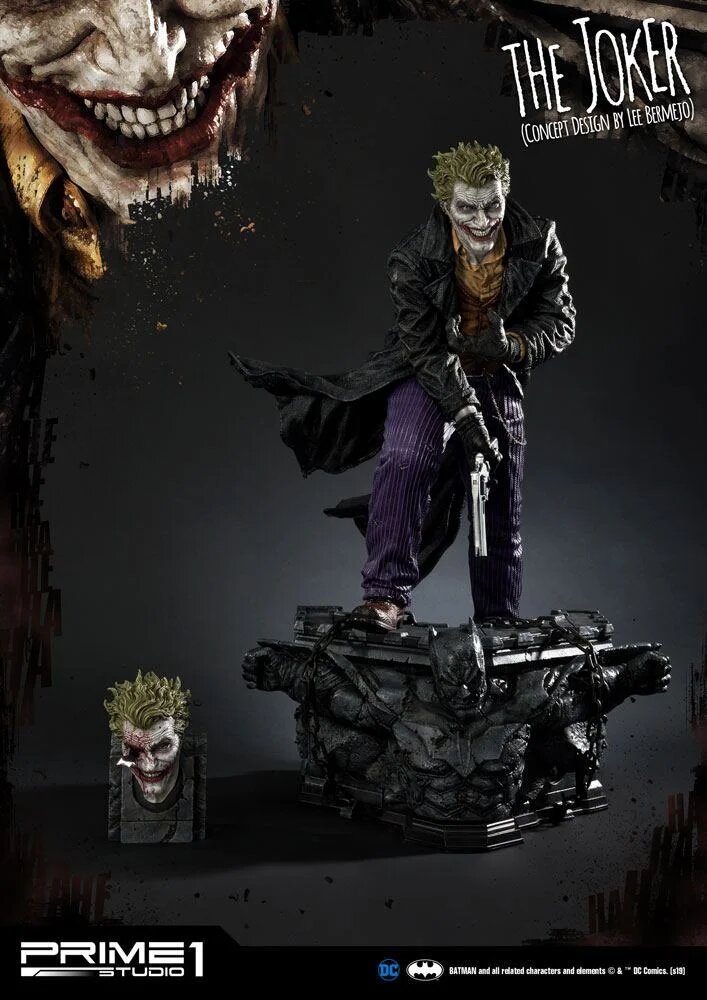 Prime 1 Studio DC Comics Statue The Joker by Lee Bermejo - Afbeelding 7