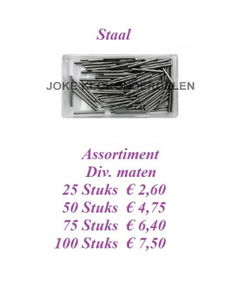 = Konische voorsteek stiften = staal =28825