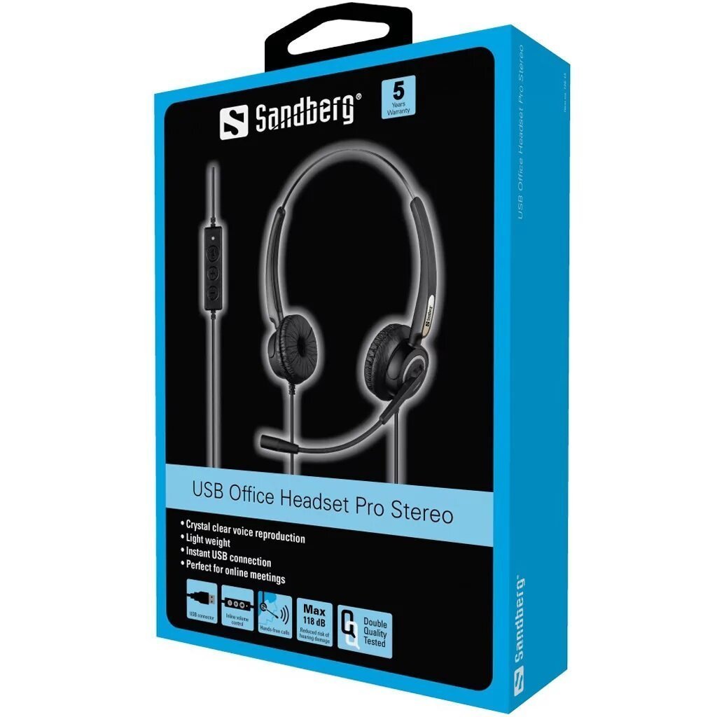 USB Office Headset Pro Stereo uitermate geschikt voor thuiskantoor werkplek of studie - Afbeelding 5