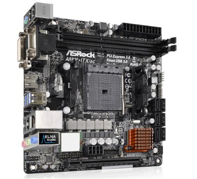 ASRock A88M-ITX/AC R2.0 (Geen I/O-Shield) - FM2+ - ITX - 0