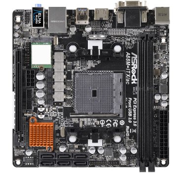 ASRock A88M-ITX/AC R2.0 (Geen I/O-Shield) - FM2+ - ITX - 1