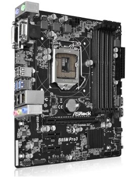 ASRock B85M PRO3 - Socket 1150 - Micro-ATX - 1