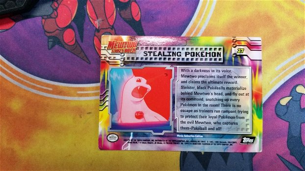 Stealing Pokemon 27 Mewtwo Strikes Back (Topps) Pokemon gebruikt - 1