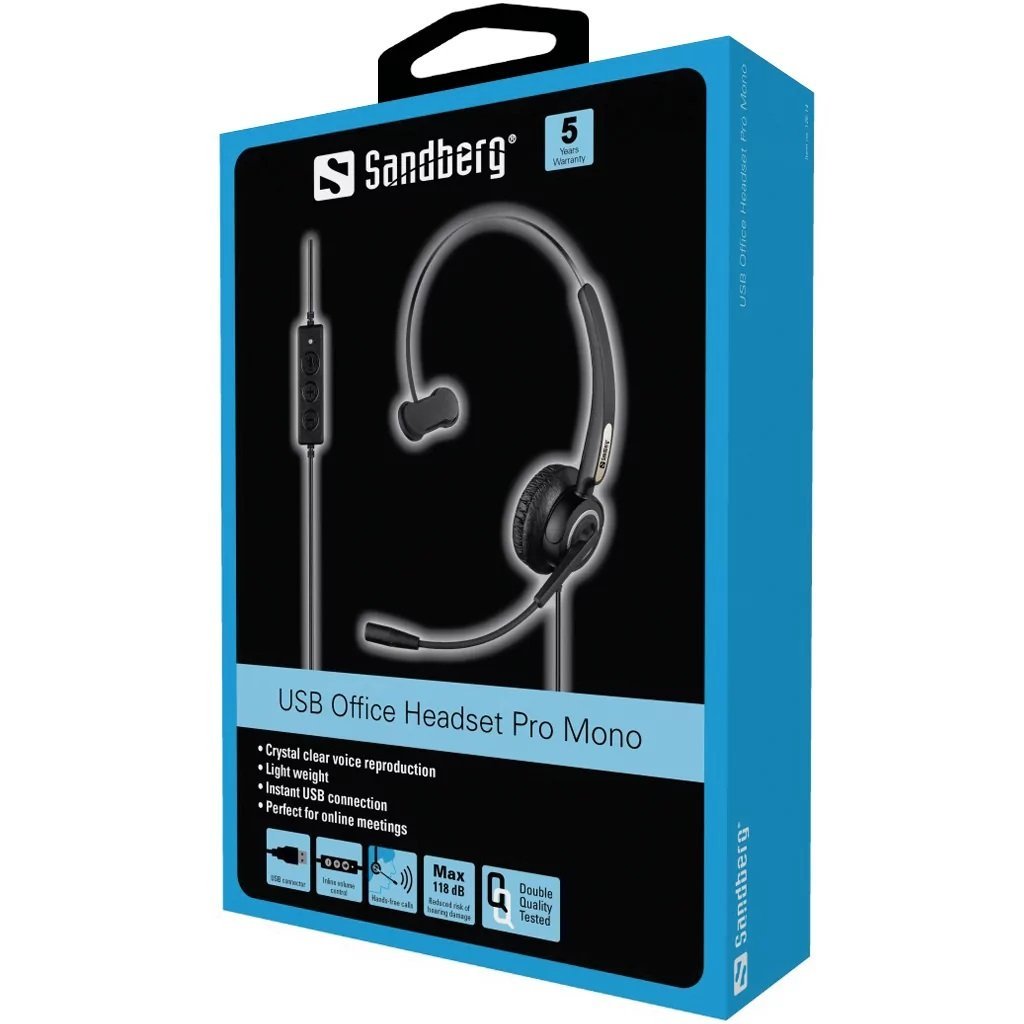 USB Office Headset Pro Mono thuiskantoor werkplek of studie - Afbeelding 5