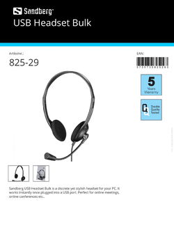 USB Headset Bulk Perfect for online meetings, online conferences etc