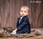 NEW navy donkerblauw baby kostuumpje bruidsjonker kleding - 0 - Thumbnail