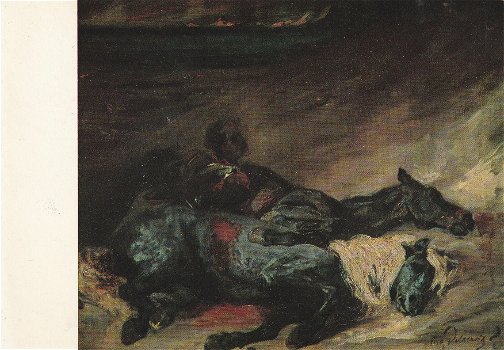 Eugene Delacroix De avond na de slag bij Waterloo - 0